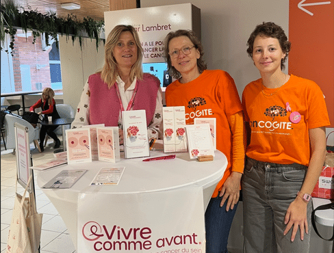 Stand Octobre Rose au Centre Oscar Lambret