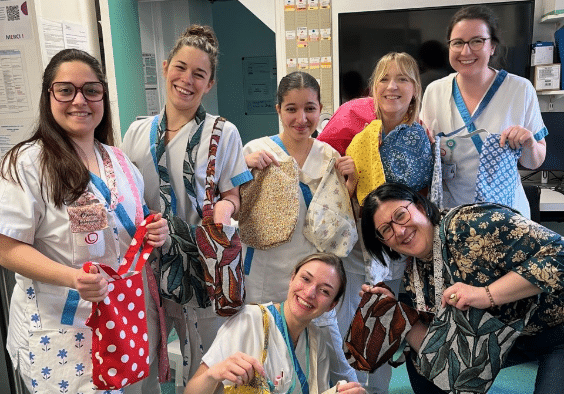 Remise des sacs à Redon !