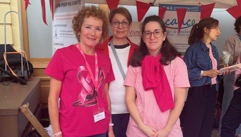 Octobre Rose au marché des halles de Bayonne