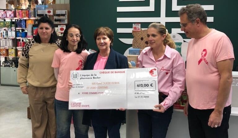 Remise de don de la pharmacie Becker