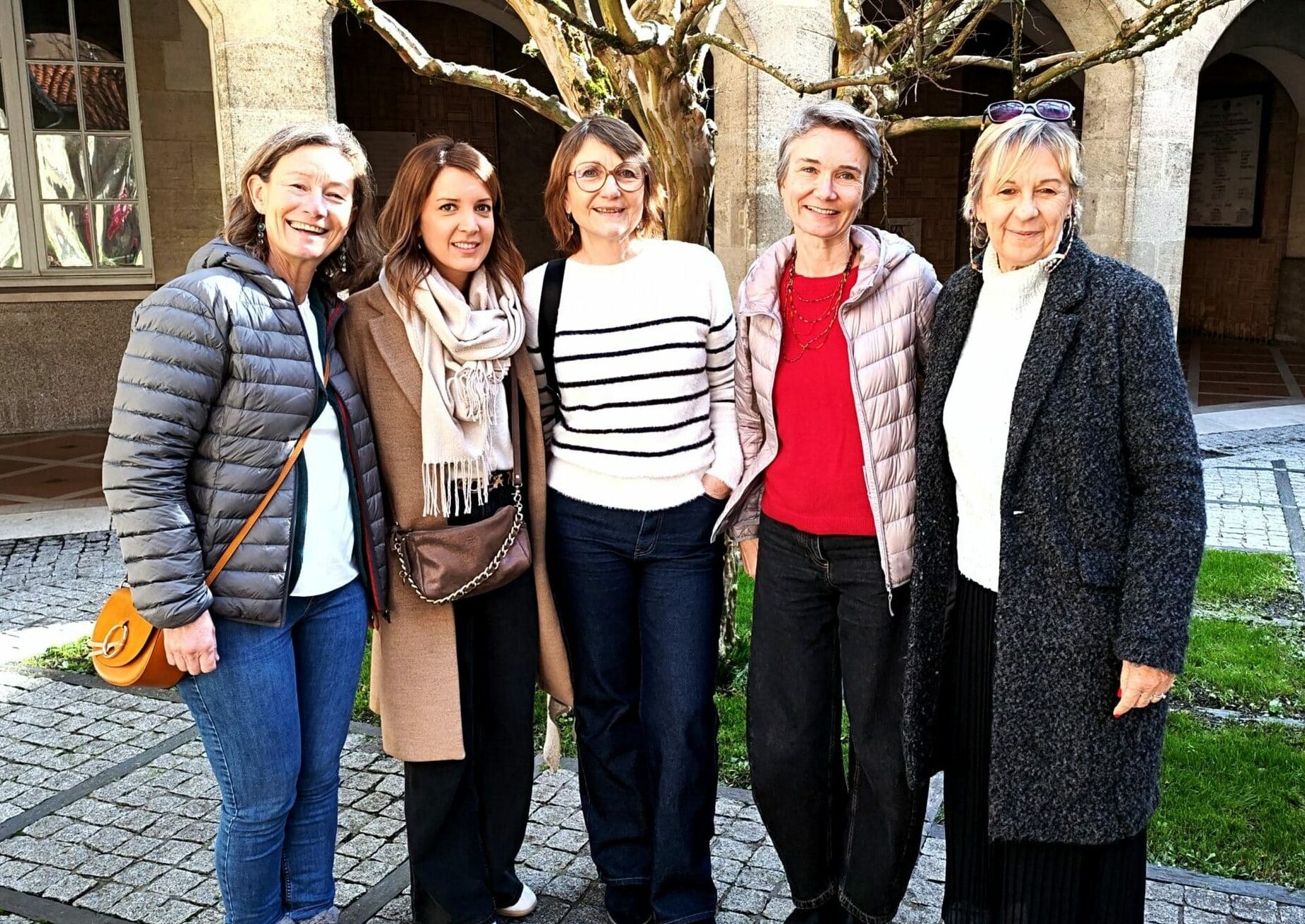 Petit groupe de l’antenne de bordeaux au site Beaulieu 